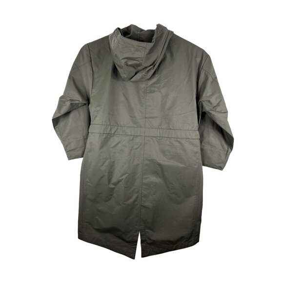 Gap Oversized Unlined Military Parka Water Repellent Green Size Small Oversized - Picture 4 of 11
